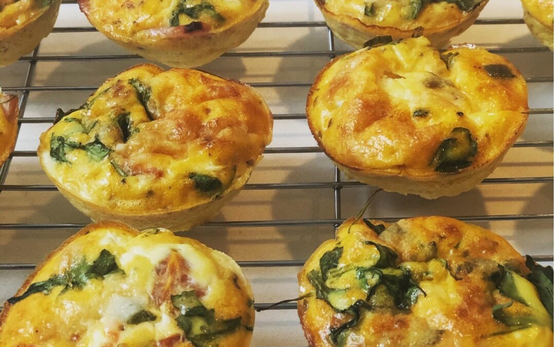 Beautiful breakfast, brunch, lunch (basically anytime) muffins