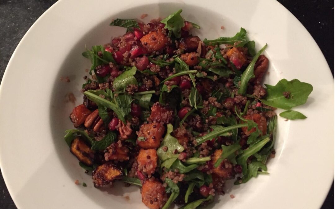 Sweet Potato and Walnut Salad
